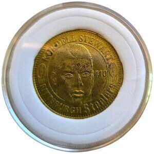 Kordell Stewart #10 Pittsburgh Steelers 1996 Pinnacle QB Club Vintage NFL Coin